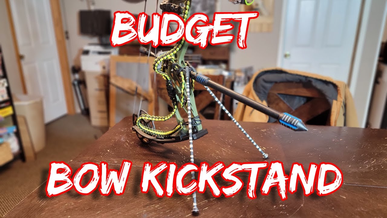 Budget Bow Stand , Bow Pod , Bow Kickstand from DIY Bowhunting