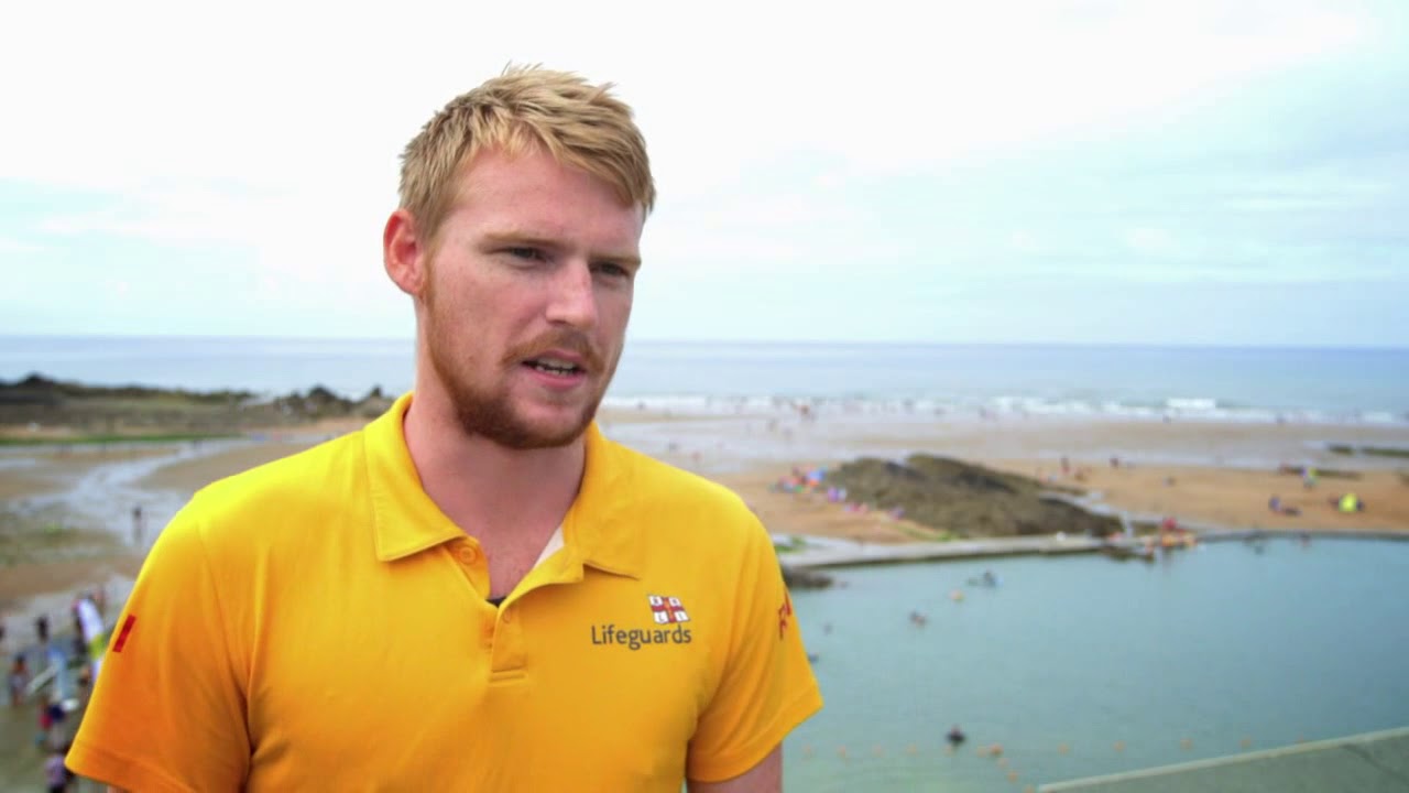 Lifeguard in viral rescue footage describes saving boy caught in rip current