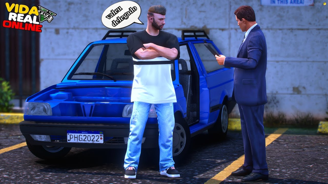 GTA 5 VIDA REAL | O DELEGADO ME AJUDOU A TIRAR A MINHA PARATI DO PATIO - #12