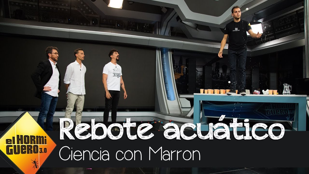 'Rebote acuático', el desafío científico que puedes realizar en casa - El Hormiguero 3.0