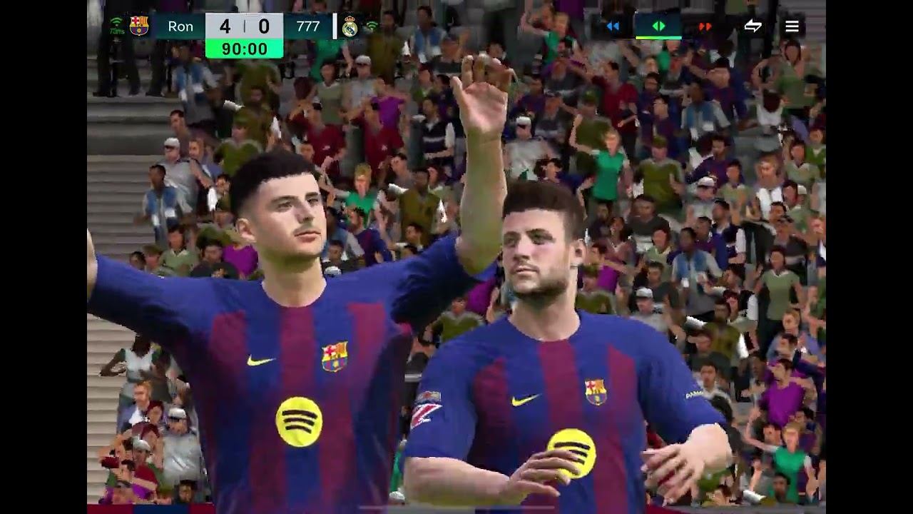 Playing FC mobile (2 matches)