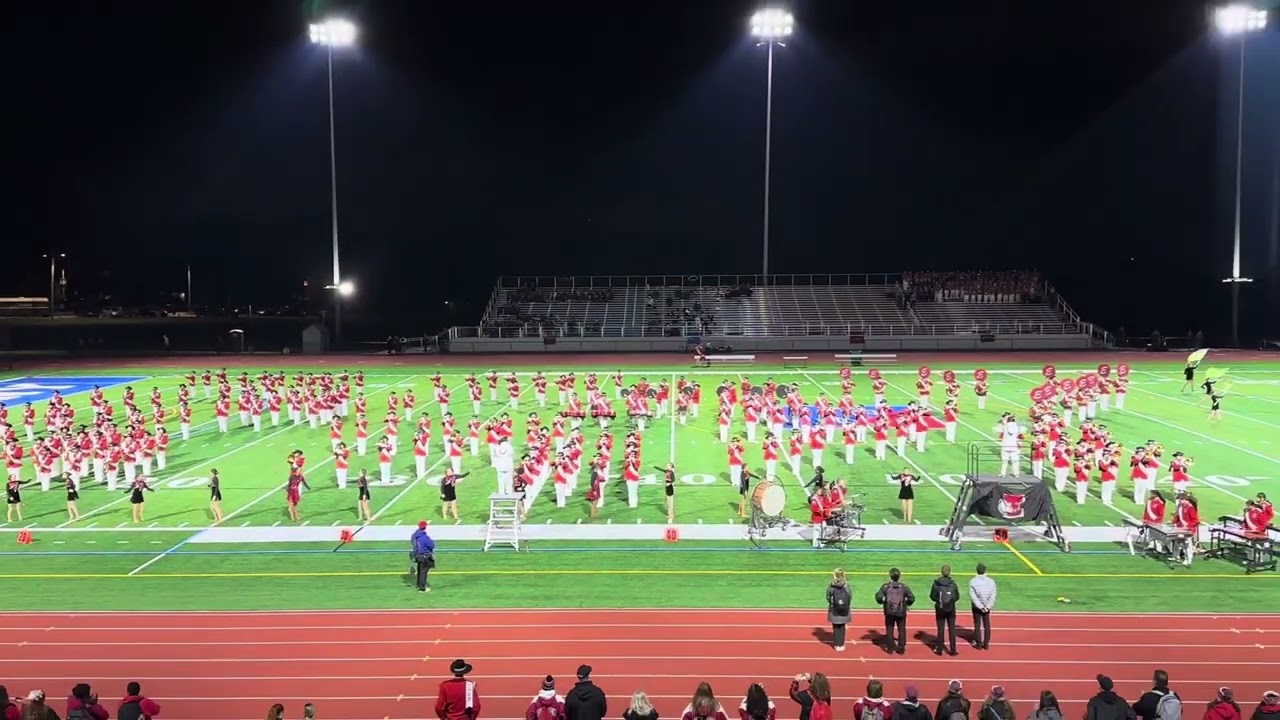 Easton Area High School at Neshaminy Kaleidoscope of the Bands band competition 10/21/2023