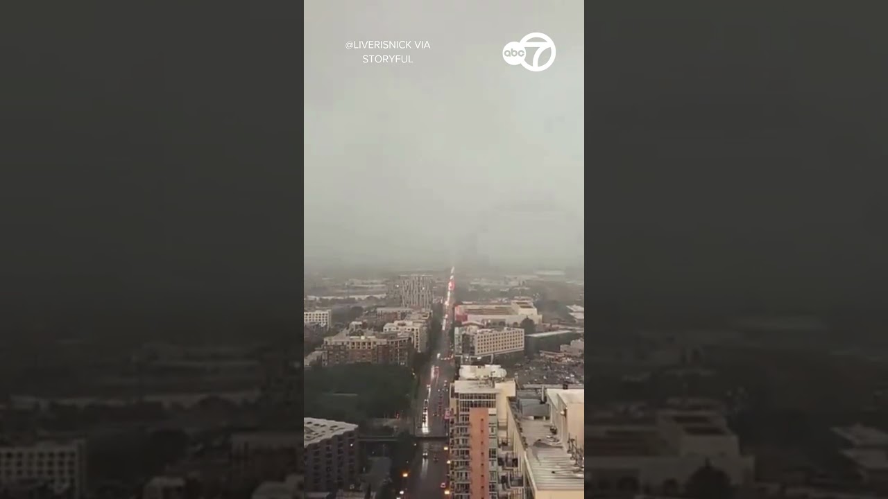 Timelapse shows severe storms blow through Chicago area