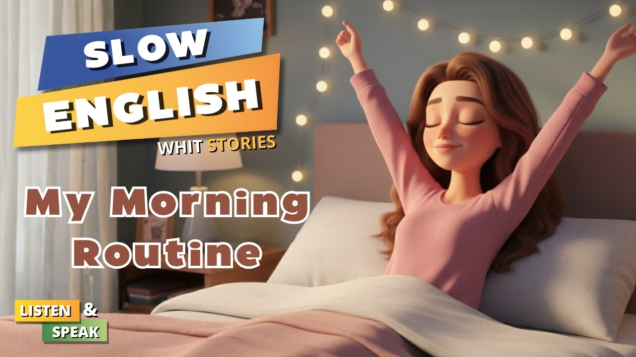 My Morning Routine | Learn English with a Daily Life Story I Slow English Practice