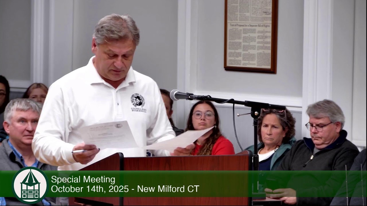 Special Meeting of the Town Council | October 14th, 2025