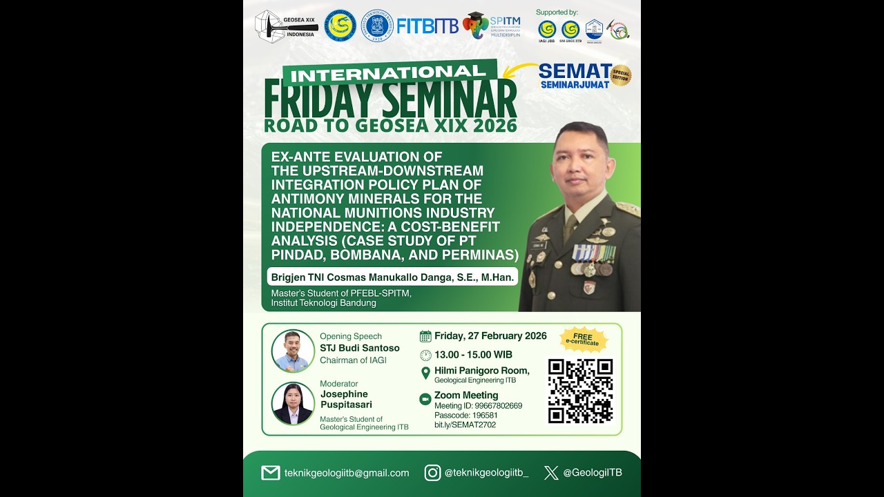 SEMAT - (Brigjen TNI Cosmas Manukallo Danga, S.E., M.Han. Master’s Student of PFEBL-SPITM- ITB
