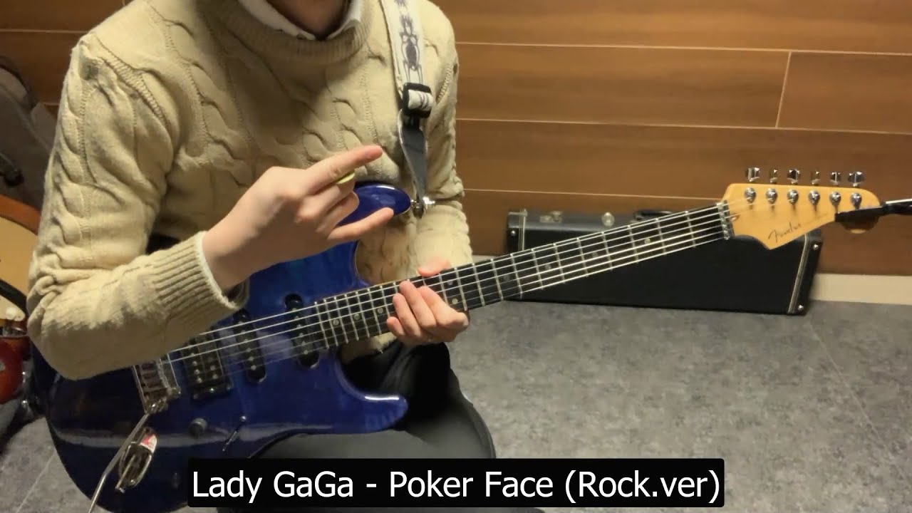 Lady Gaga - Poker Face (Guitar Cover) / First To Eleven .Ver