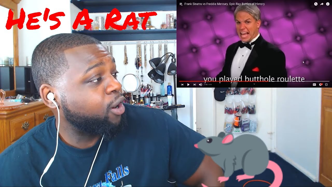 Frank Sinatra vs Freddie Mercury  Epic Rap Battles of History Reaction
