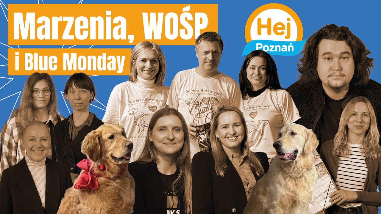 🎥 Hej Poznań | 19 stycznia 2026 - Marzenia, WOŚP i Blue Monday
