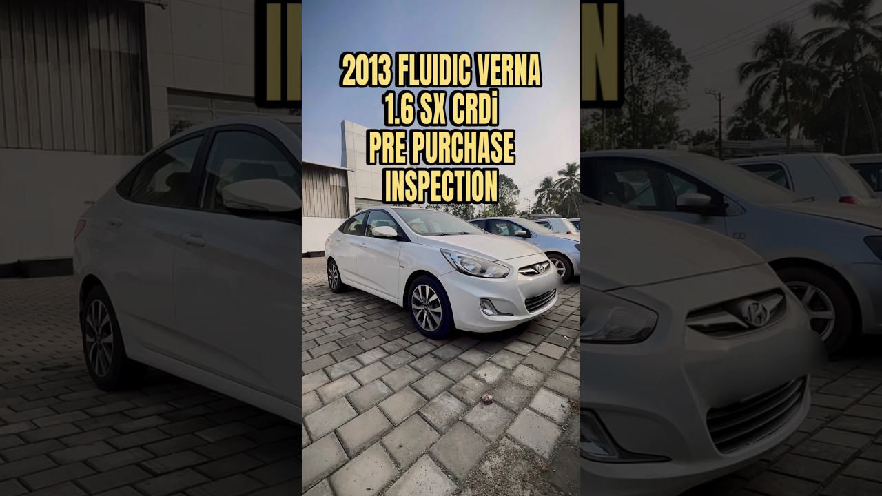 2013 Fluidic Verna 1.6 SX Diesel Pre Purchase Inspection. For more details in WhatsApp - 9995208878