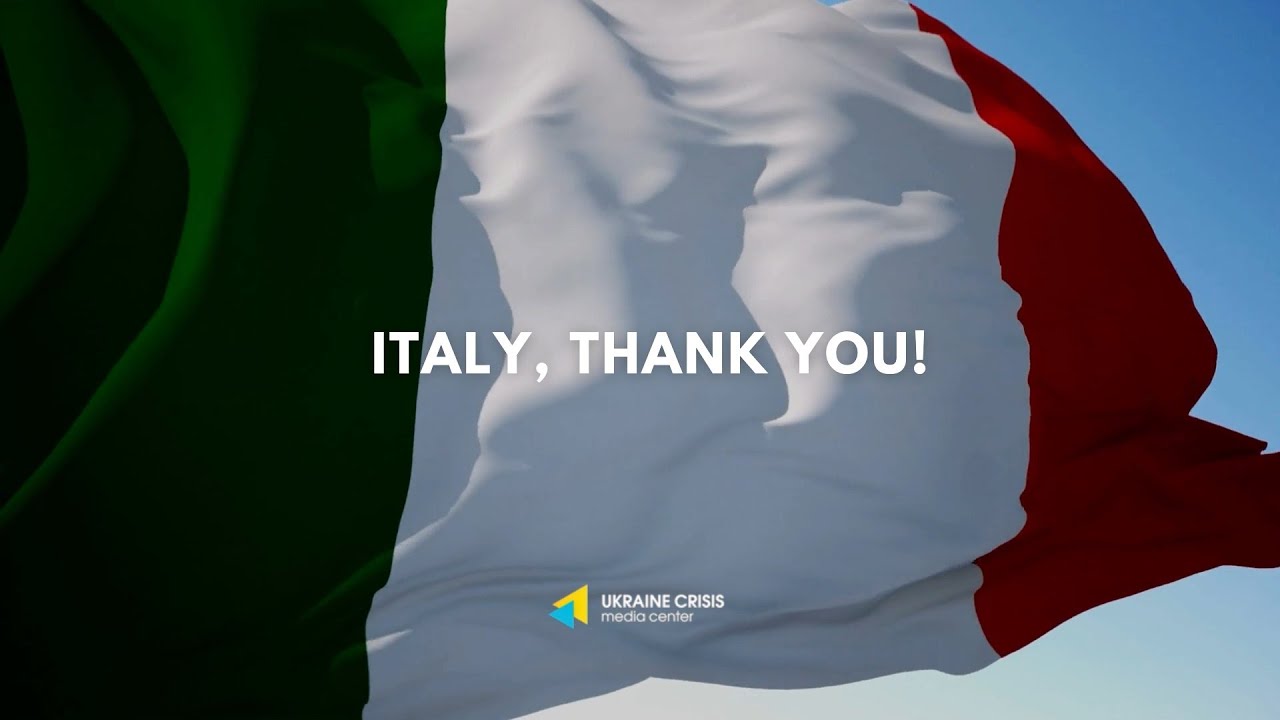 To Our Italian Friends, Ukraine Thanks You! 🇮🇹🇺🇦