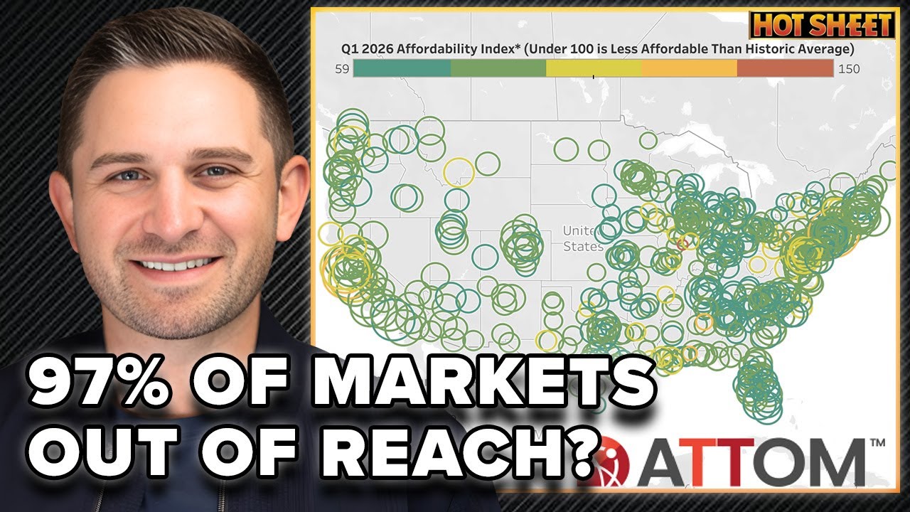Housing Affordability Remains Strained In Nearly Every U.S. Housing Market | Hot Sheet 03/30/26