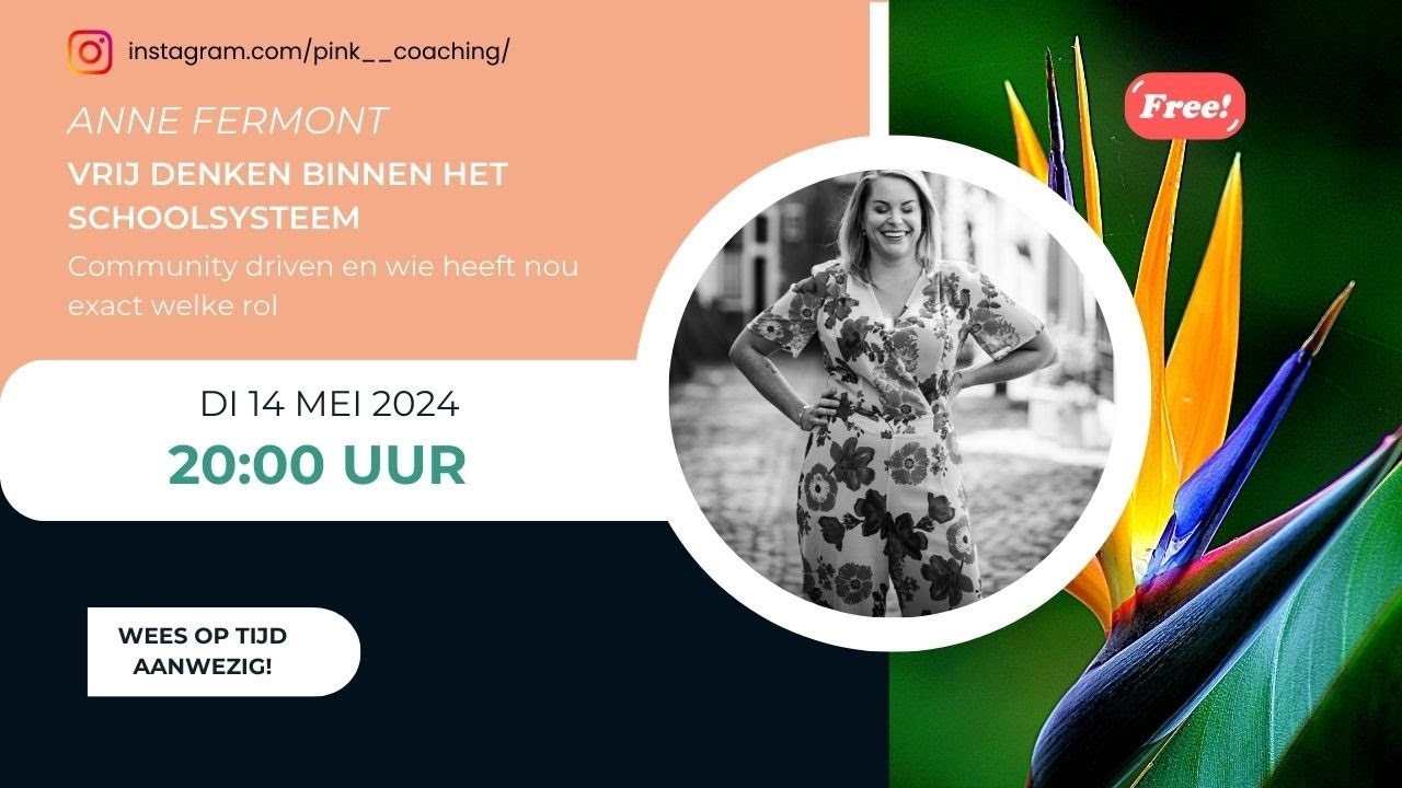 Onderwijsrevolutie - Week van de School van 2033 Dag 2 Anne Fermont