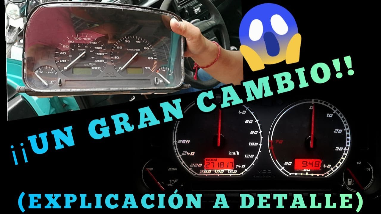 COMO CAMBIAR LA ILUMINACION Y DISEÑO DEL CLUSTER DE JETTA U GOLF A3   #GOLFMK3#EURO #VILERMK