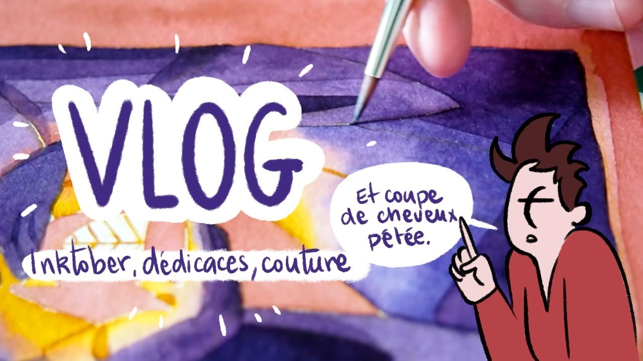 VIS MA VIE D'ILLUSTRATRICE - Inktober et jour off !