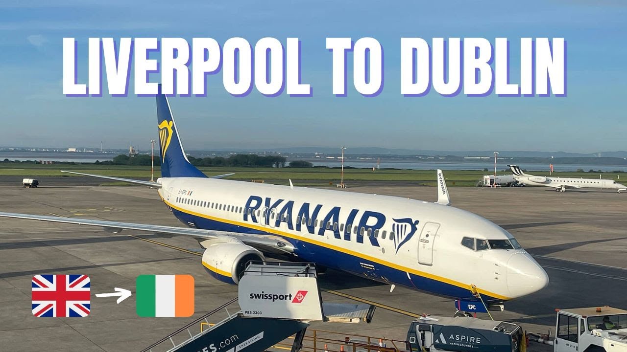 Перелет из Ливерпуля в Дублин на самолете Boeing 737-800 авиакомпании RYANAIR