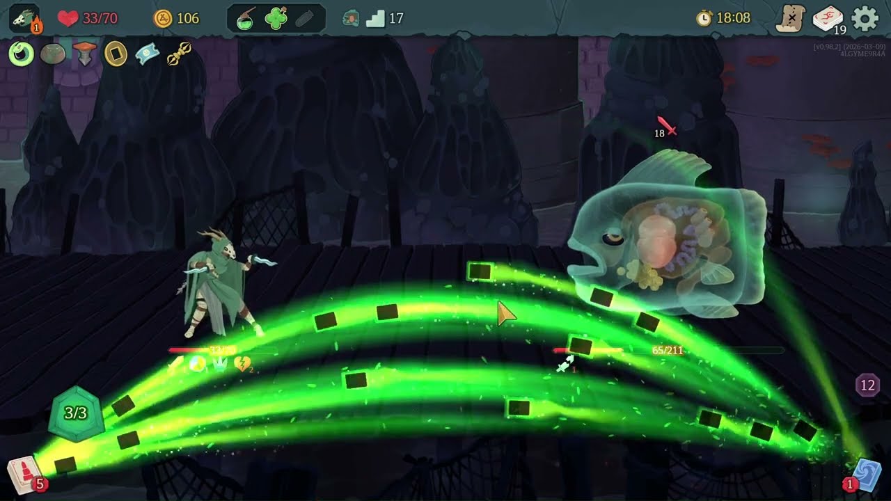 2026-03-09 [Slay the Spire 2] 사일런트 1승천 '프레췌 압축 괜전 덱' 덱을 다 줄이고 프레췌 쓰기 (맛보기)