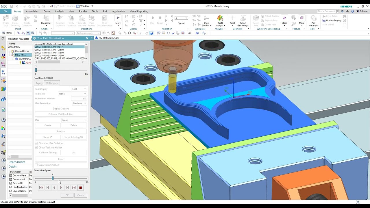 nx cam adaptive milling z level kullanımı