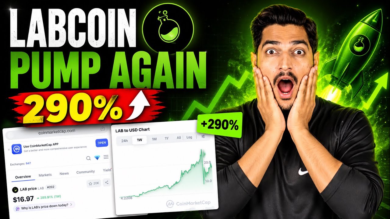 Lab Coin Pumping Hard Again ! Lab Coin Pump/Crash Explain 