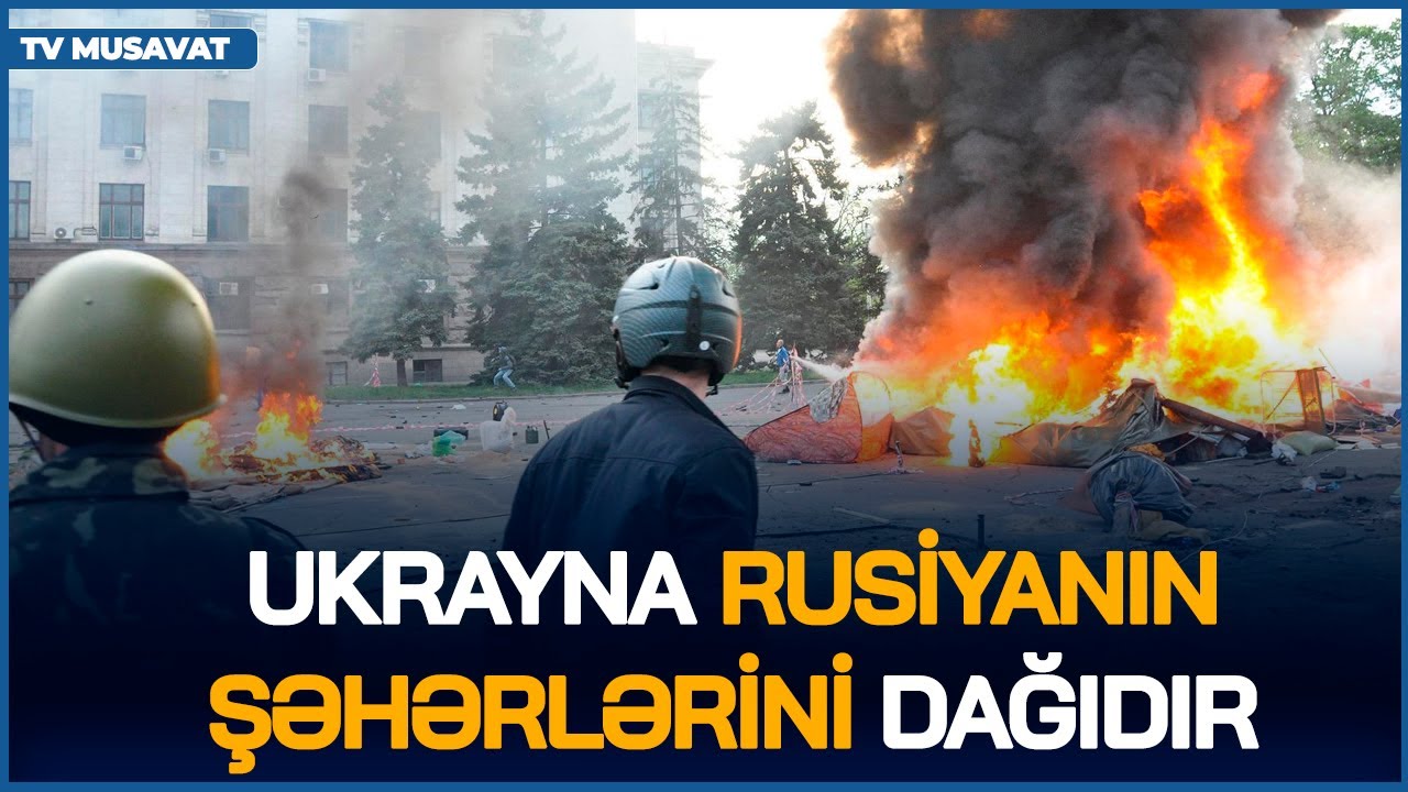 Ukrayna Rusiyanın şəhərlərini DAĞIDIR, Xarkovda DƏHŞƏTLİ partlayışlar – Putin XƏSTƏXANAYA DÜŞDÜ