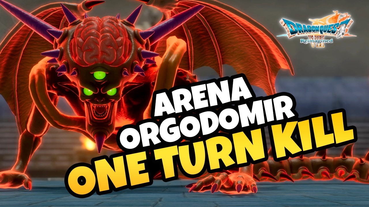 Dragon Quest VII Reimagined: Rampaging Orgodomir Furious Road (4 Action Kill)