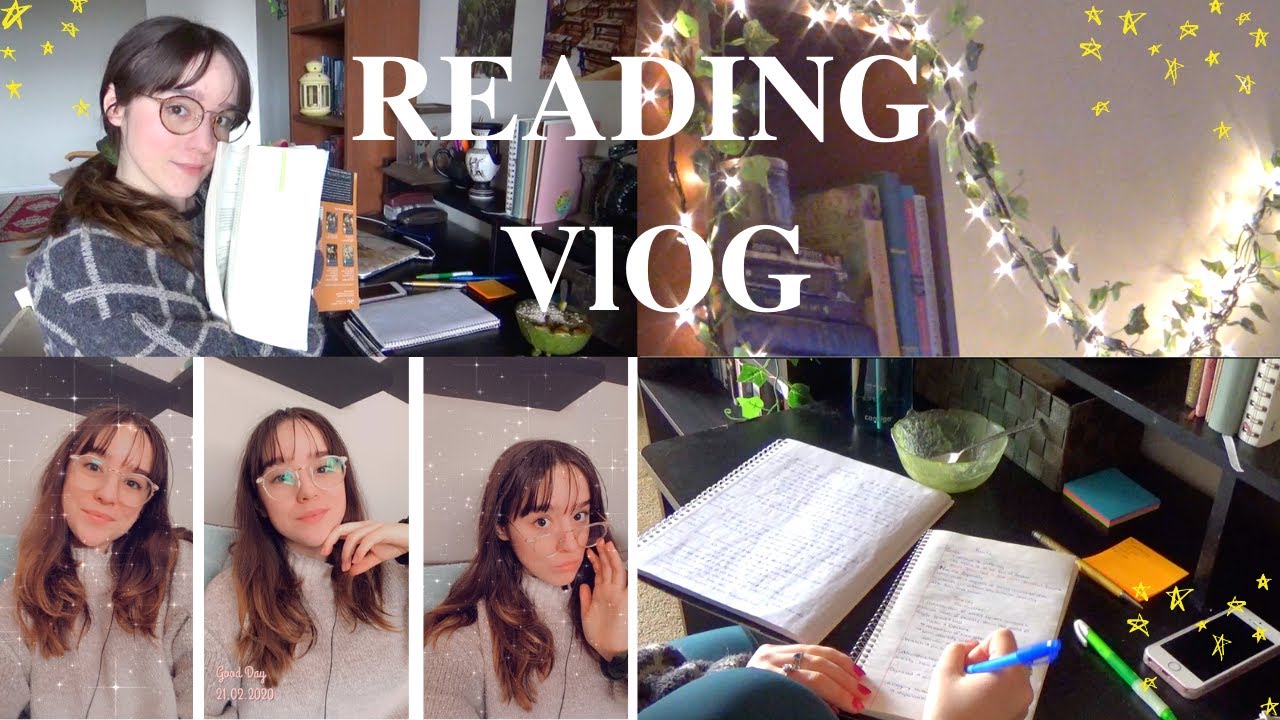 READING VLOG // friends + prepping for finals