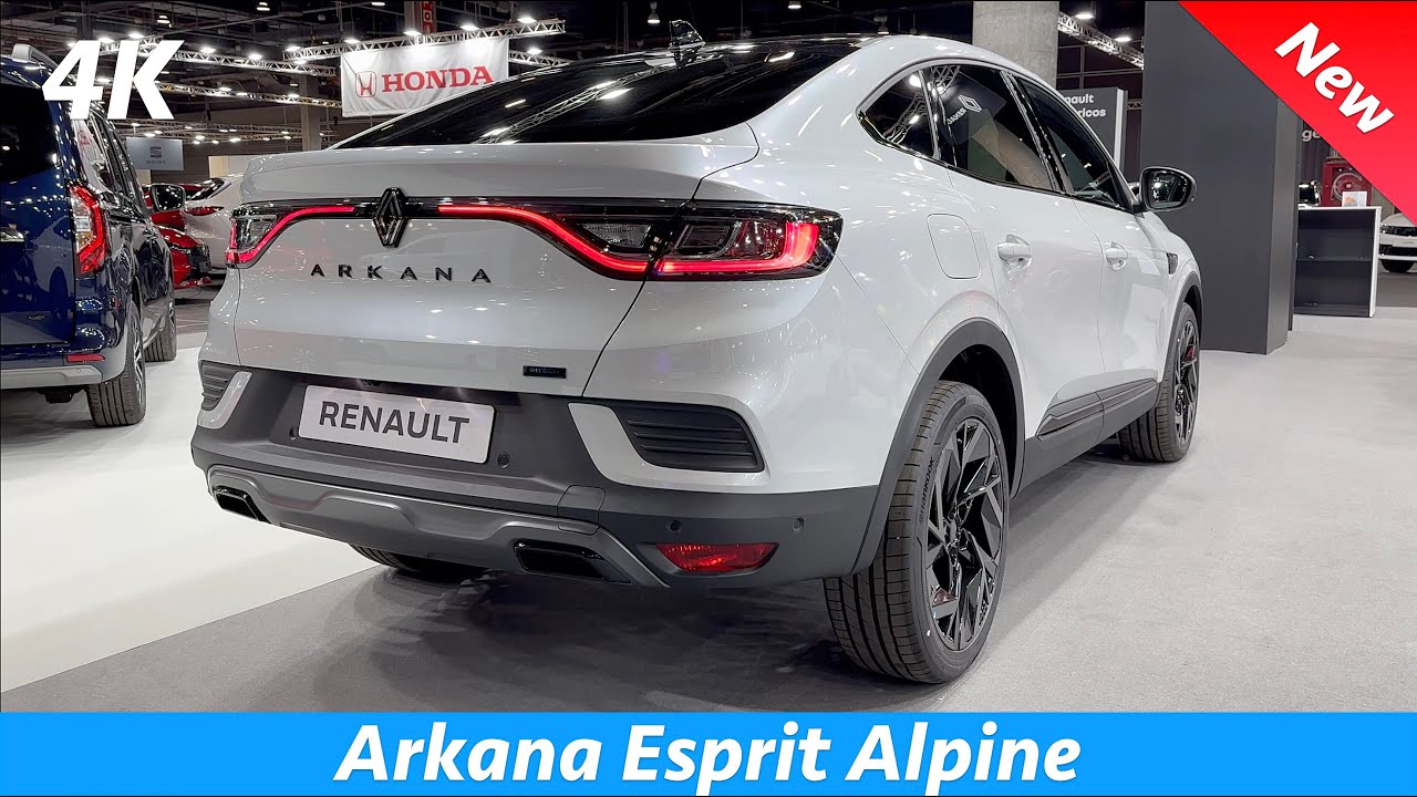 Renault Arkana Esprit Alpine 2024 - ПОЛНЫЙ обзор в 4К (Экстерьер - Интерьер) E-Tech Hybrid 145