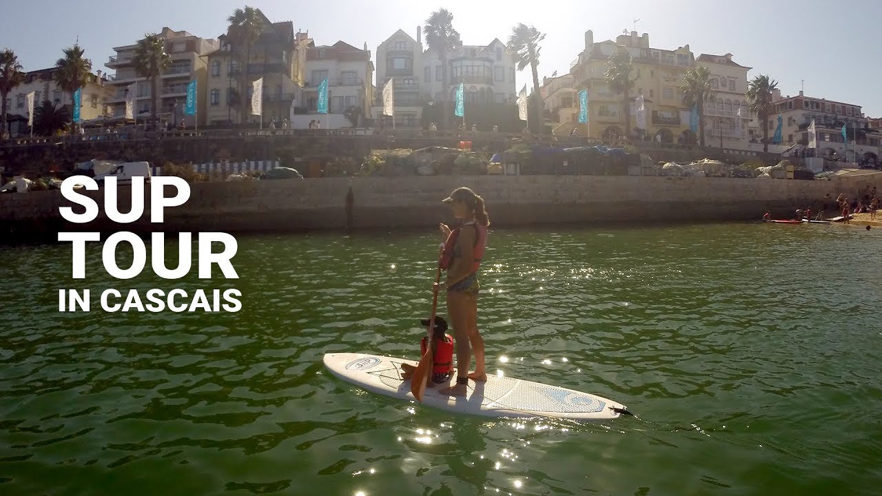 We went on a SUP tour in Cascais, Portugal!