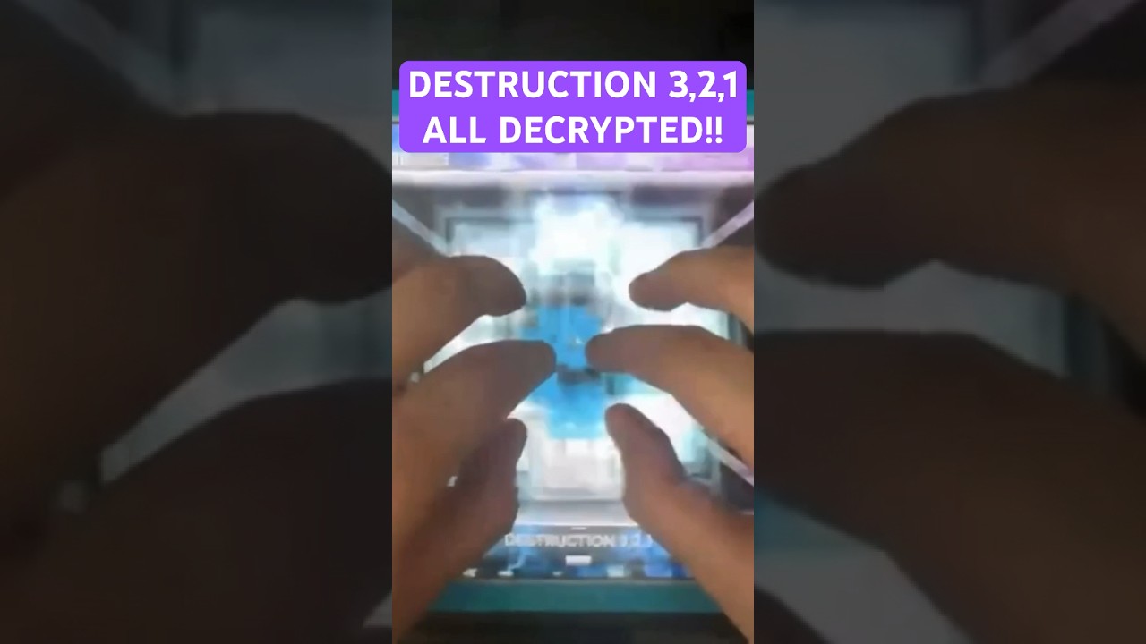 DESTRUCTION 3,2,1 ALL DECRYPTED!! [Paradigm: Reboot] #paradigmreboot #rhythmgame
