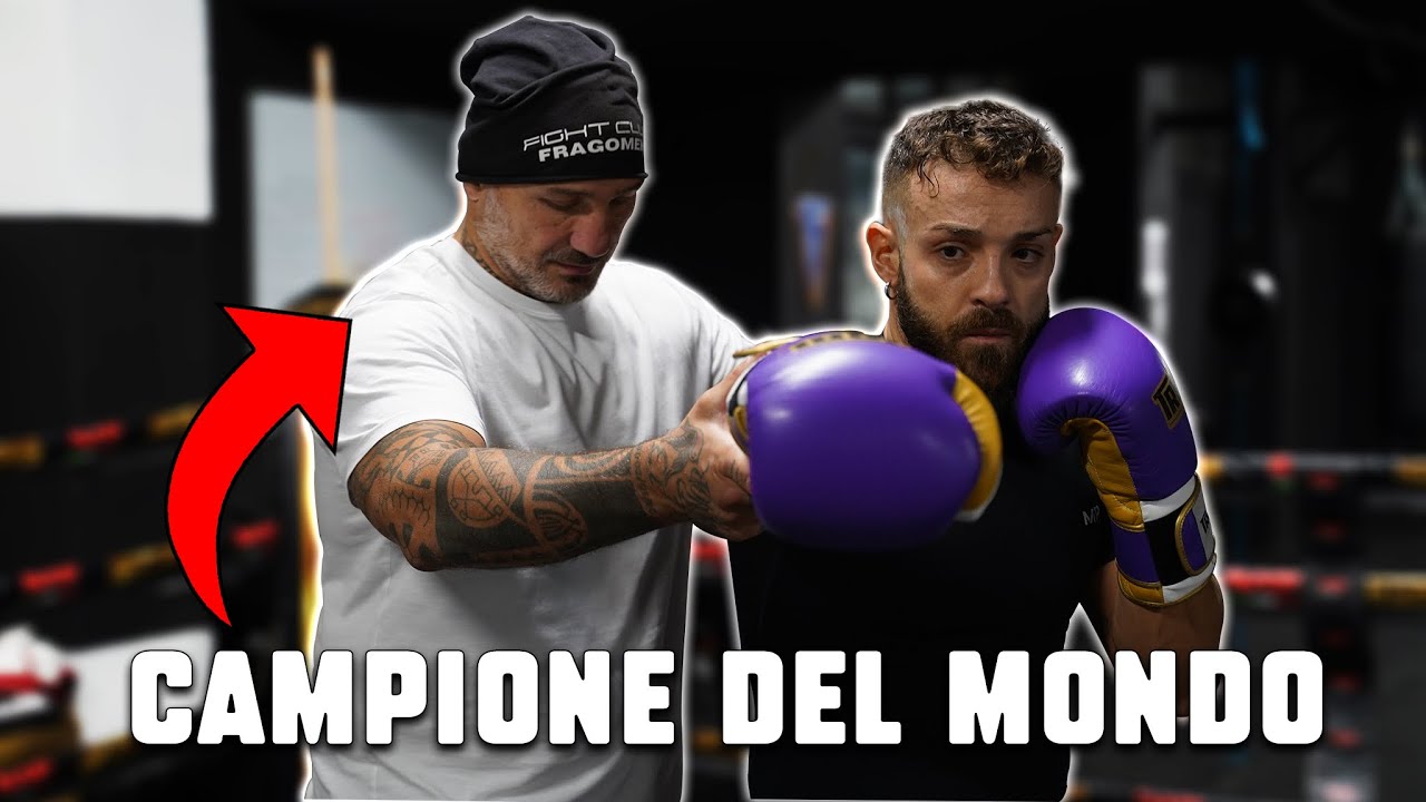 MI ALLENO CON IL CAMPIONE DEL MONDO DI BOXE GIACOBBE FRAGOMENI