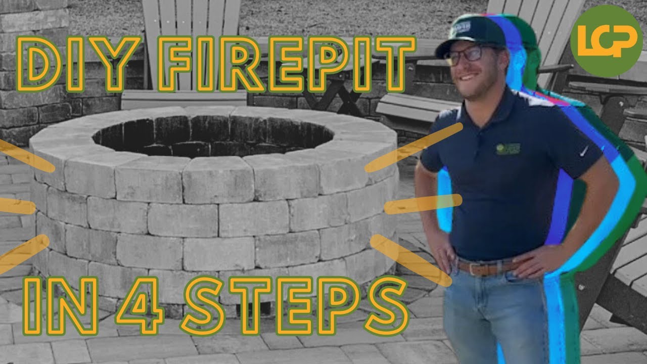 DIY Backyard Firepit Install - 4 Easy Steps