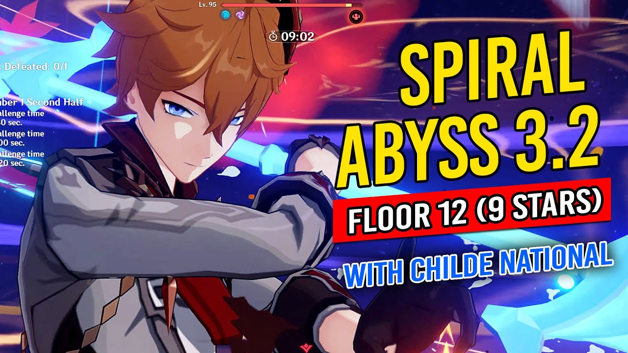 Childe National Team x New Abyss 3.2 Floor 12 (9 Stars) | Genshin Impact