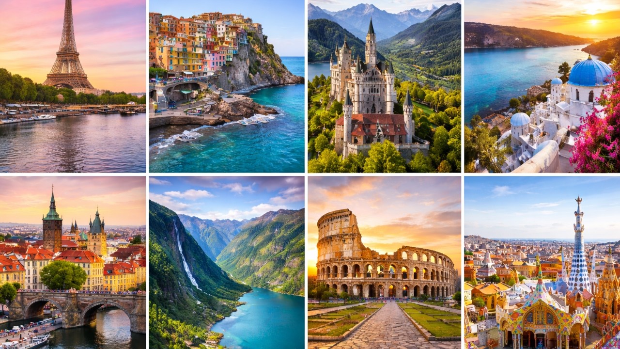 🌍 25 European Destinations You Must Visit in Your Lifetime!
