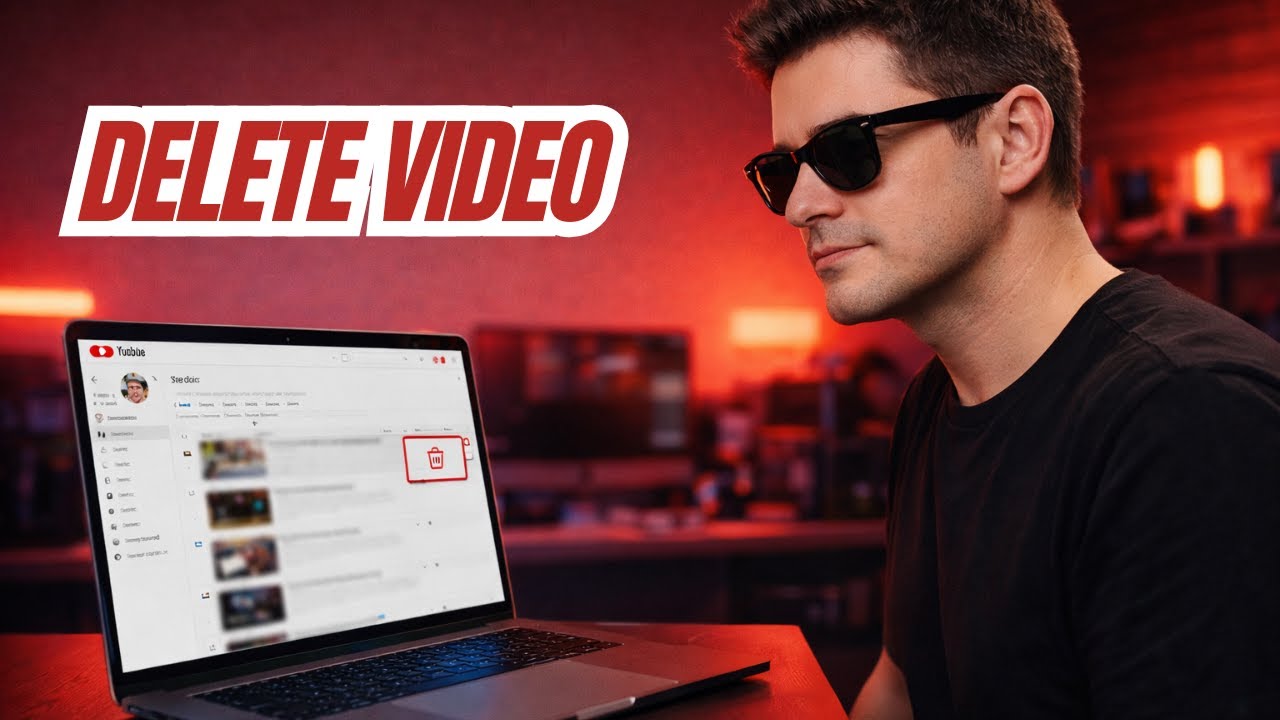 HOW TO DELETE A YOUTUBE VIDEO USING A LAPTOP 💻❌