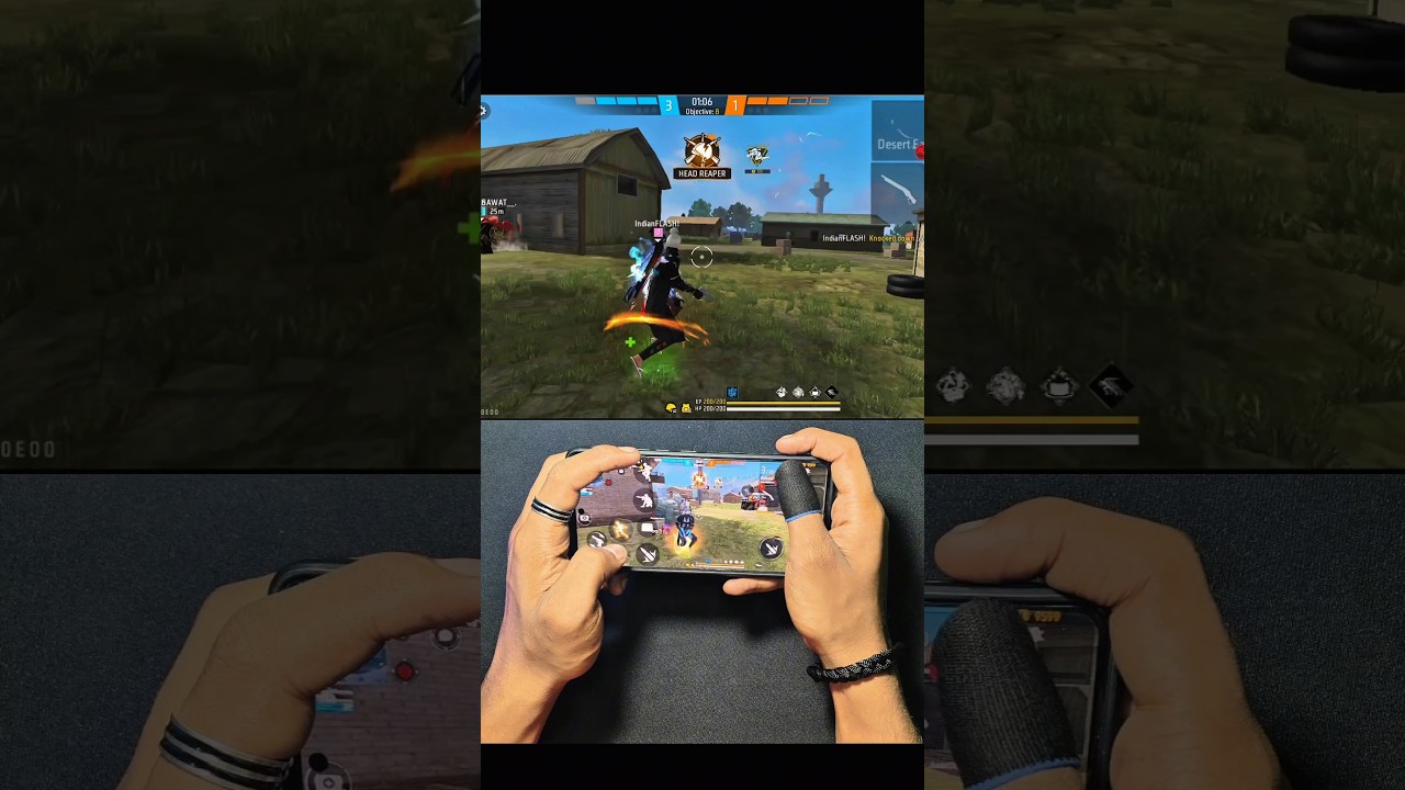 fastest Mobile Player Handcam 🔥🤯