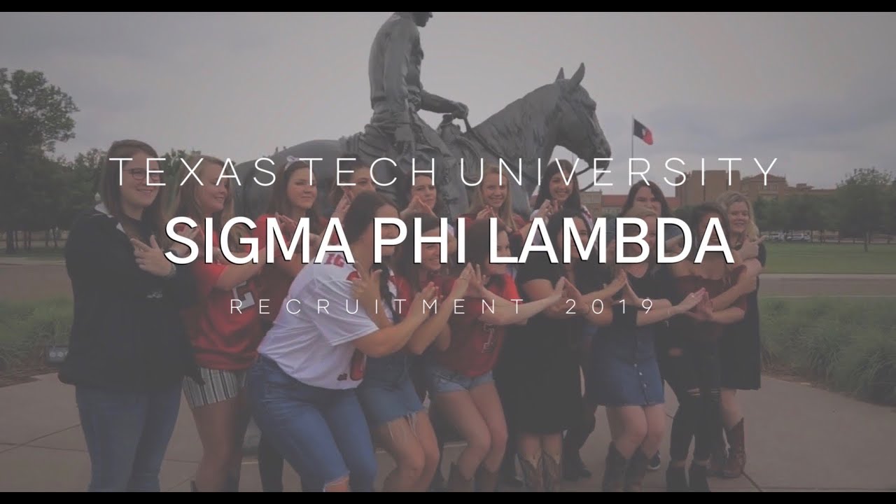 Texas Tech Sigma Phi Lambda Recruitment Video 2019-2020