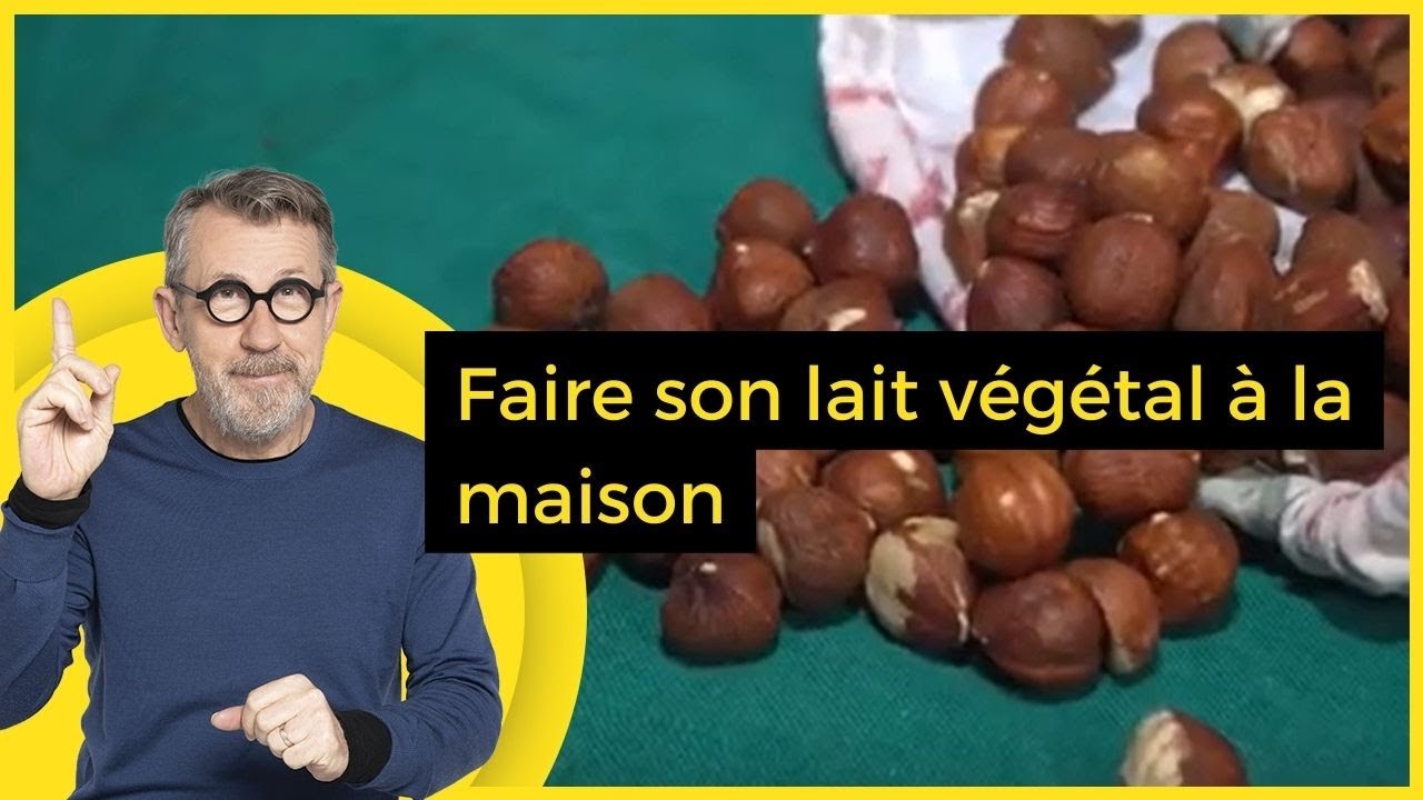 Faire son lait végétal à la maison  - C Jamy