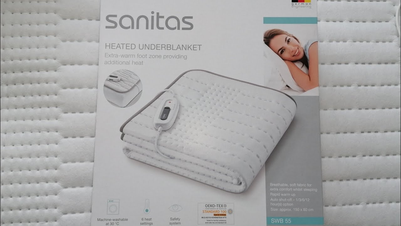 Unboxing sanitas heated underblanket SWB 55 | JMG VLOGS