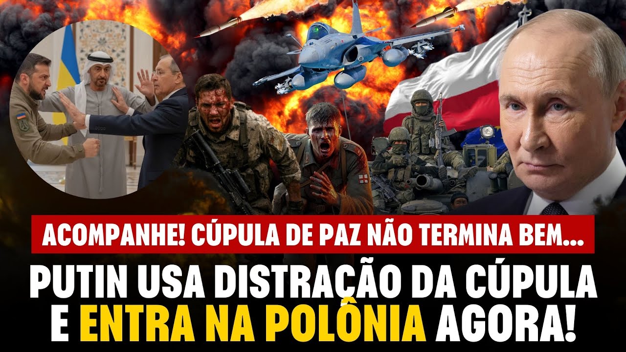 RÚSSIA APROVEITA CÚPULA E INVADE POLÔNIA❗SUÉCIA ENVIA CAÇAS…