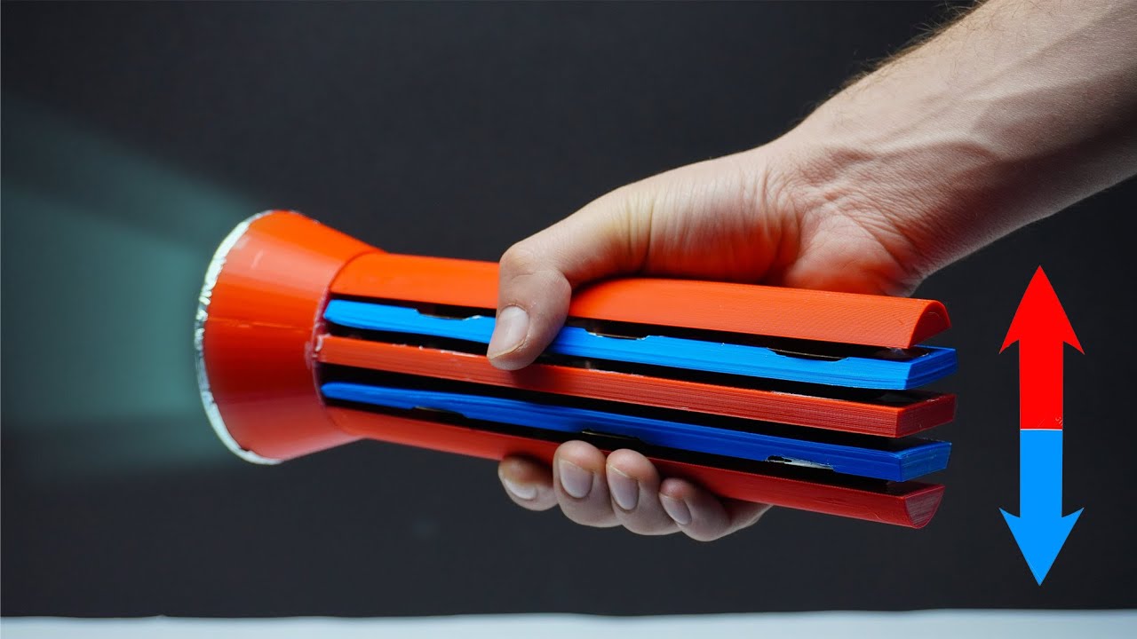 No Battery Needed! - FlashLight powered by hand pressure (piezoelectric generator)