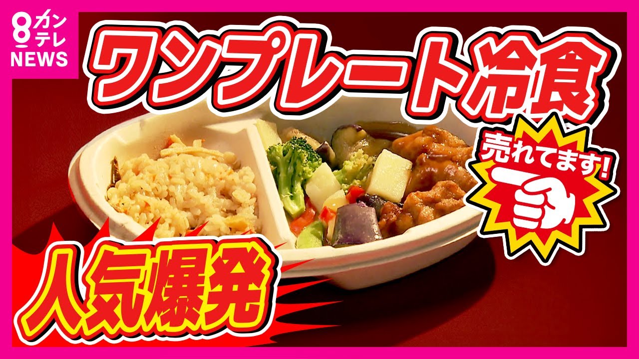 【冷凍食品ワンプレート】市場規模「100億円」に迫る破竹の勢い　タイパとコスパの良さで人気爆発　ワンプレート商品の成長は「6年前の7.7倍」背景に物価高〈カンテレNEWS〉