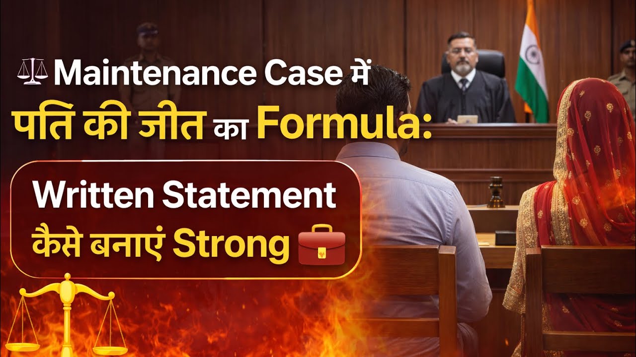 Maintenance Case में पति की जीत का Formula: Written Statement कैसे बनाएं Strong 