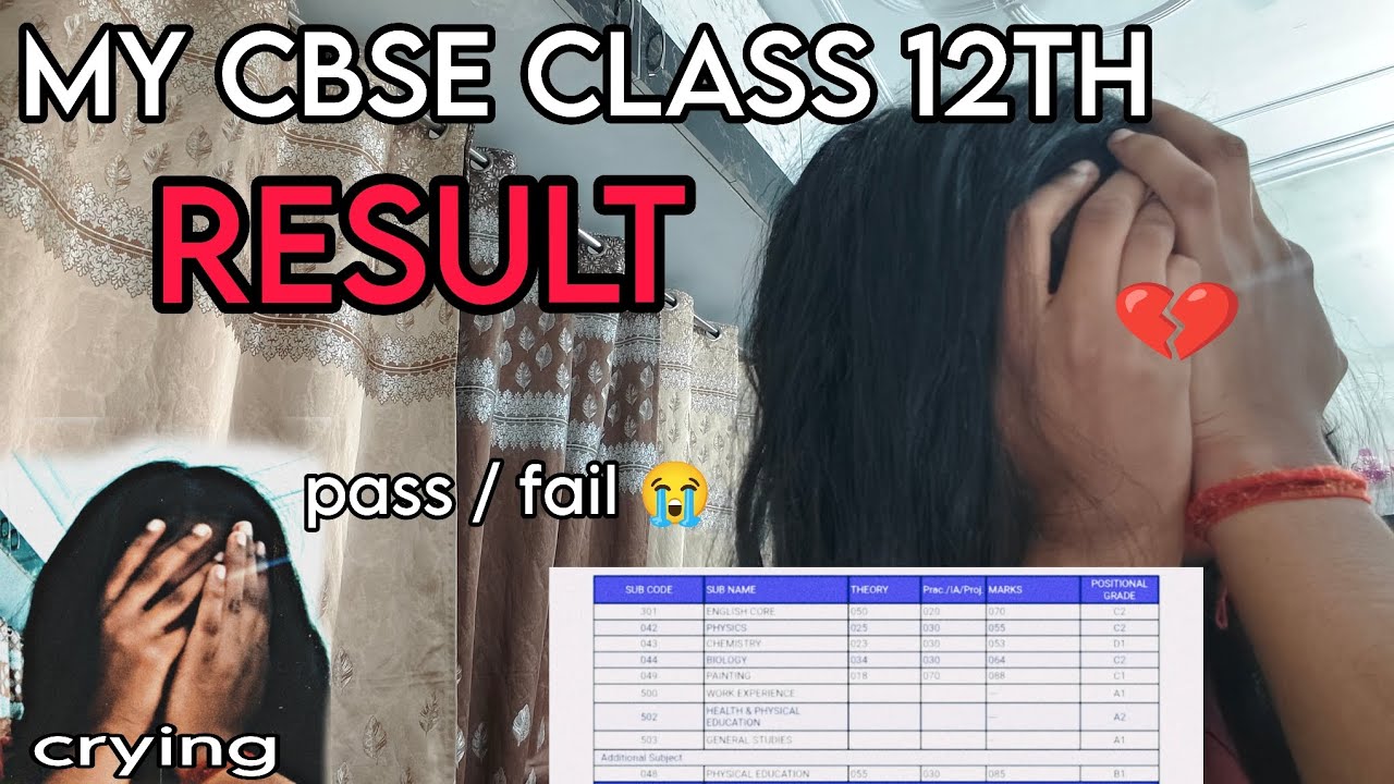 MY CBSE CLASS 12TH RESULT 💔😭 || PASS OR FAIL 😱 CRYING 