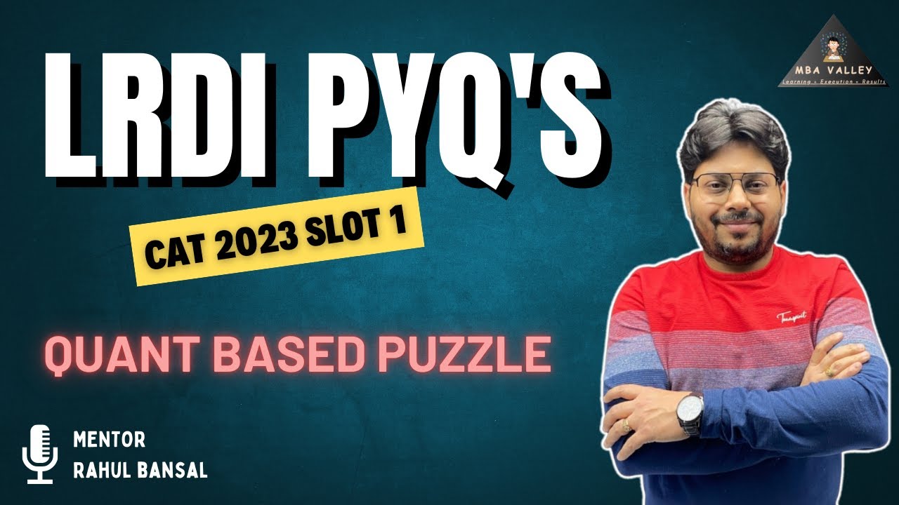 CAT 2023 LRDI | Quant-Based Puzzle (5 Restaurants & 5 Workers) – Slot 1 | MBA VALLEY