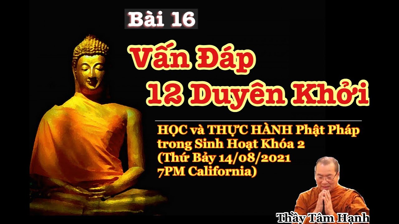 Bài 16  - Vấn đáp về mười hai Duyên Khởi