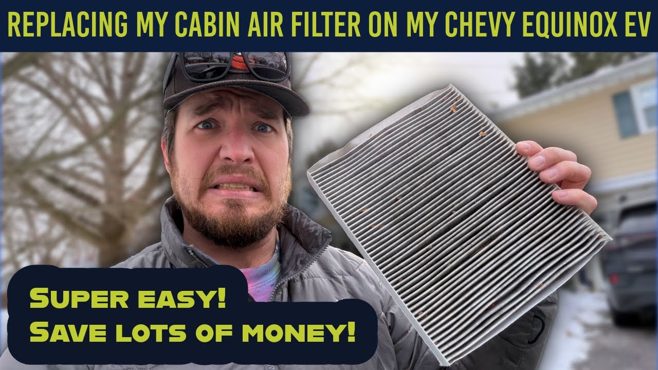 I replace my Chevrolet Equinox EV's Cabin Air Filter! Super EASY!