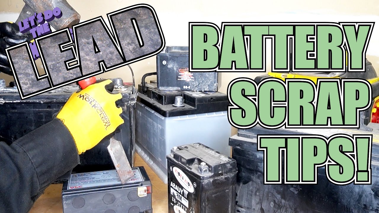 Battery Scrapping - Finding Lead - Scrap Metal For Beginners Tips and Tricks!