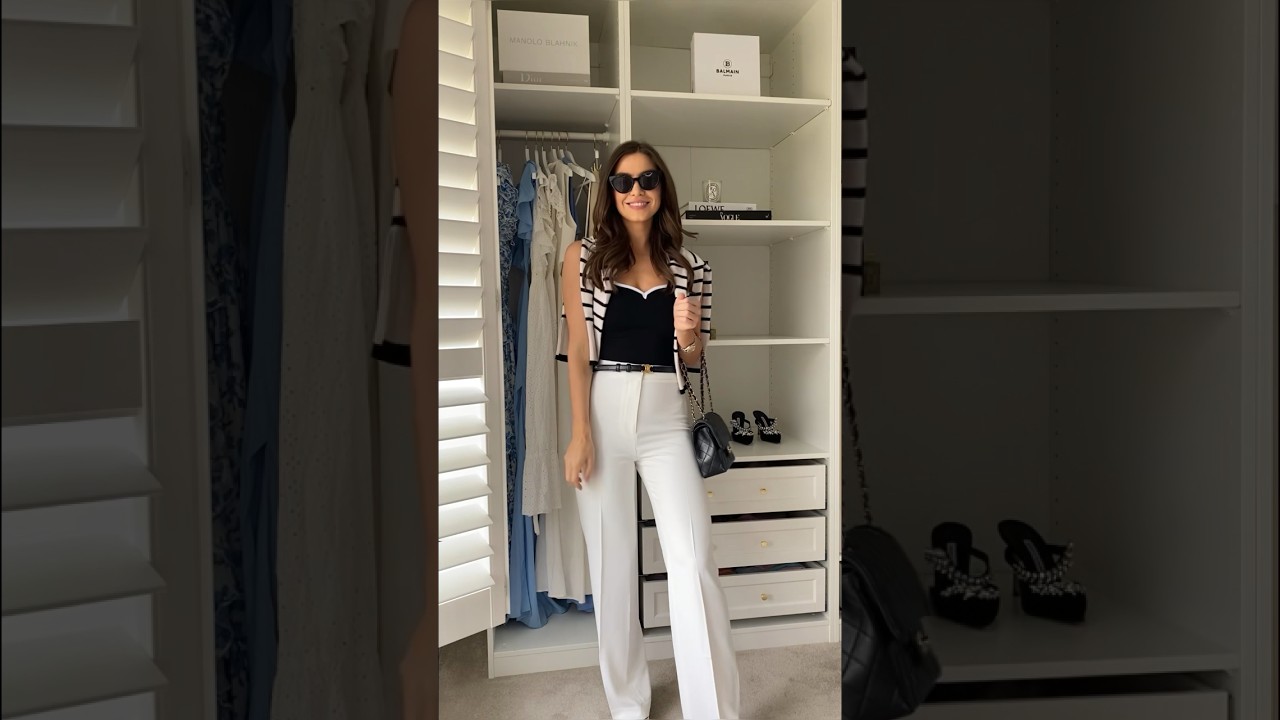 Spring stripes 🤍🖤 #grwm #style #fashion #ootd #outfit #haul #zara #outfitideas #spring #outfits