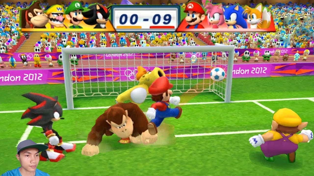 Mario & Sonic At The London 2012 Olympic Games Football #178 Mario, Amy, Sonic, Tails (Request)