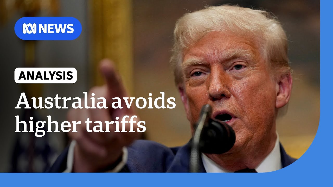 Australia avoids higher Trump tariffs | ABC NEWS